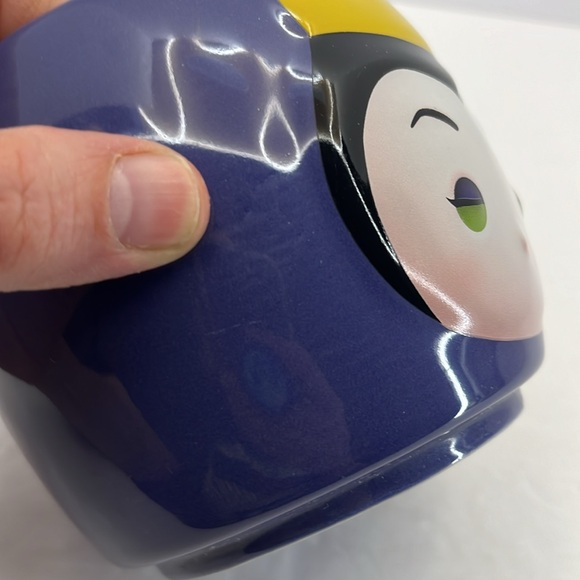 Disney Store Snow White Evil Queen Tsum Tsum Purple & Yellow 3D Mug Cup 16oz - Picture 11 of 13